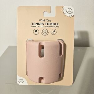 Wild One Tennis Tumble Puzzle Dog Toy in Pink